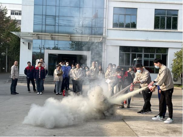 Nanjing Shiheng Electronics จัดการบรรยายสรุปเรื่องอัคคีภัยและการฝึกซ้อมหนีไฟ